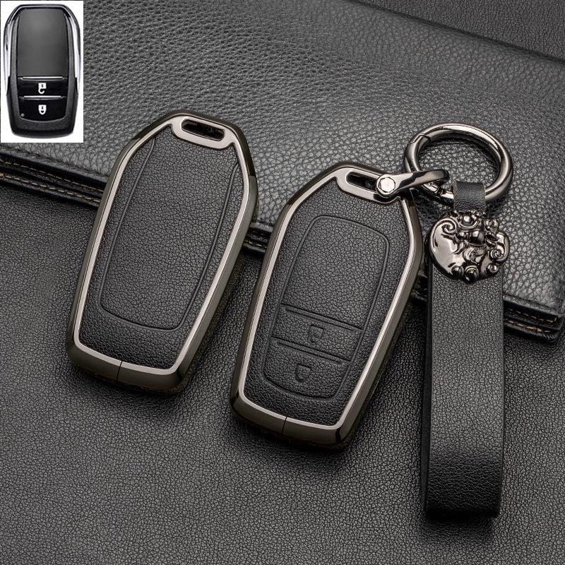 Full-Cover Metal Key Case for Toyota Corolla, RAV4, Rongfang, Wilanda, Levin, Camry