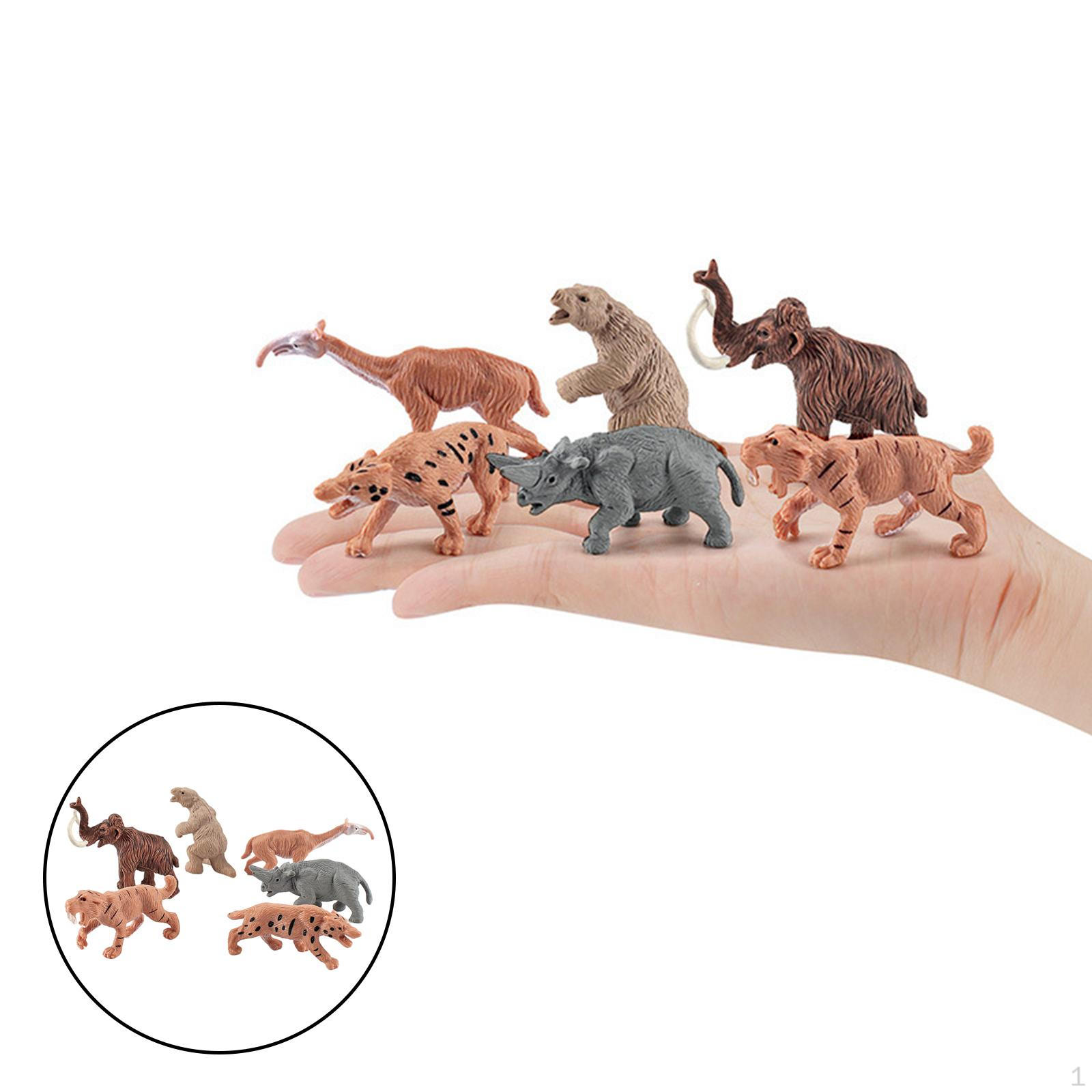 PVC Kids Miniature for children 3- Old Preschool Educational Toys 6 prehistoric animal