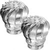 2 Bucăți 110mm Ventilator de Acoperiș Fără Alimentare Turbine Eoliene Aerisitor Pod pentru Case Fabrică Pod Fermă Lea