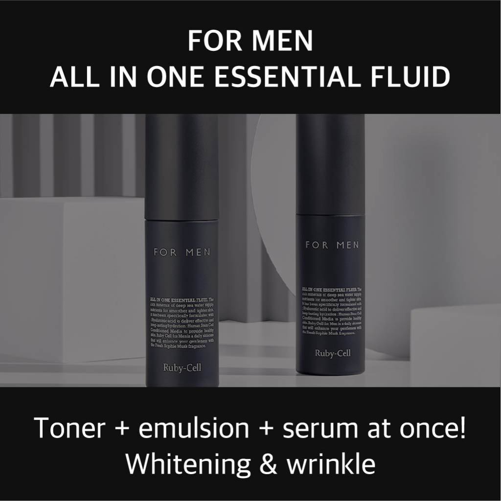 Ruby Cell FÜR MÄNNER GESICHTS- UND KÖRPERFLÜSSIGWÄSCHE 200 ml ÄTHERISCHES FLÜSSIGKEIT 50 ml/All-in-one, Schweiß, Talg, Abfallpflege, feuchtigkeitsspendend,