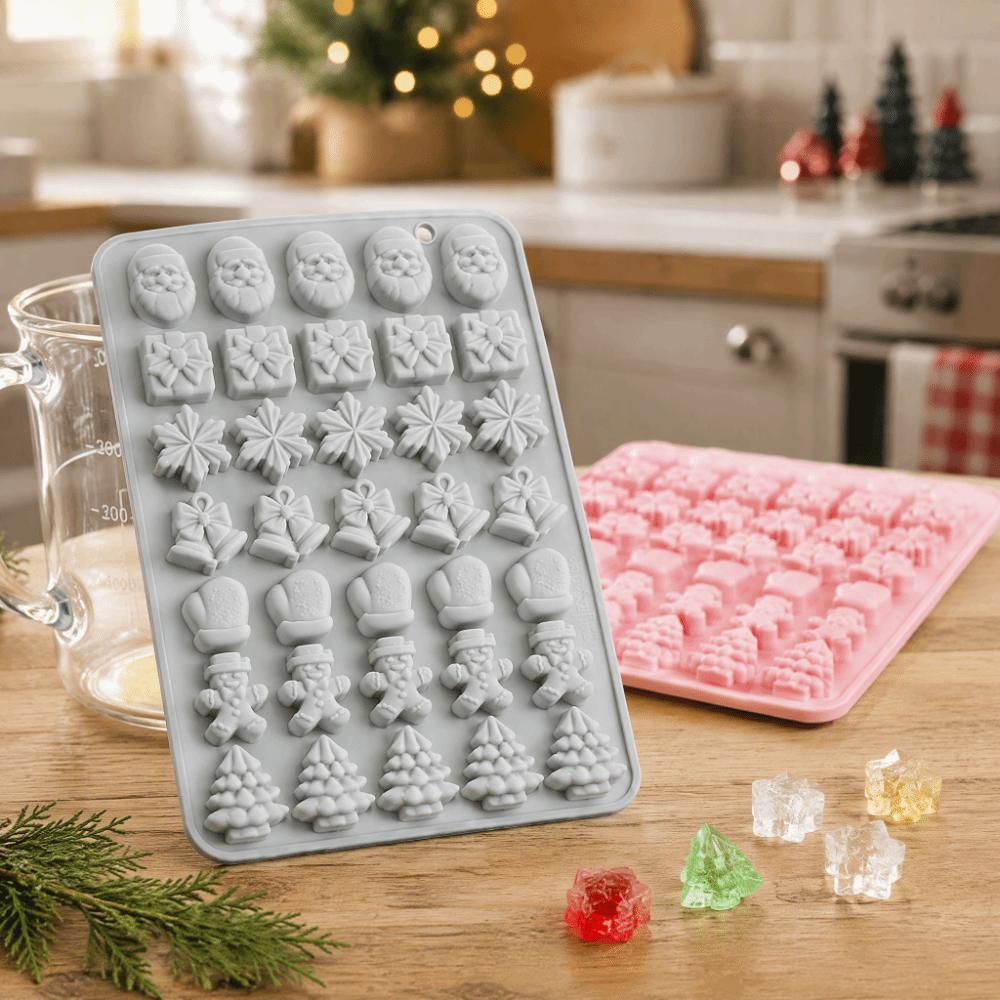 42 Options Chocolate Dessert Mold Christmas Theme Baking Mould Mousse Cake Mold Dessert Making