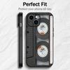 Radio Tape Cassette Phone Case For iPhone 17 16 15 14 13 12 PRO MAX PLUS Mini TPU Soft to Skin-friendly case