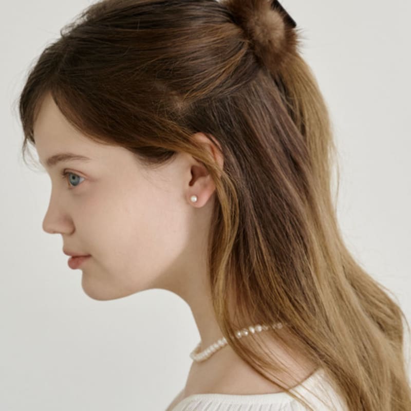NUOY Mink Fur Hair Clip (4 Colors)