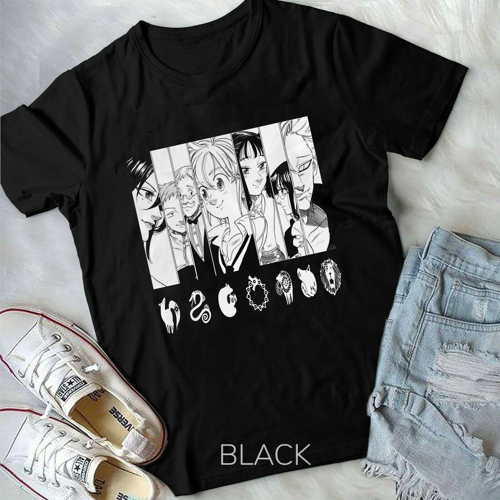 Семь смертных грехов,Мелиодас,Бан,Эсканор,новая футболка Унисекс футболка M