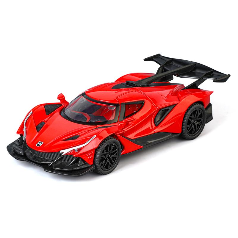 1/32 Scale Apollo IE Miniature Alloy Diecast Model Car Metal Sound & Light Mini Ornament Decoration High Simulation Collection Present