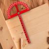 Aluminium Alloy Angle Protractor Ruler Lightweight Measure Tool for Architectural Carpenters