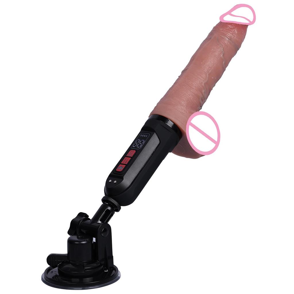 Cannon Suction Cup Dual-Use Silicone Masturbator: Soft Flesh Adult Toy