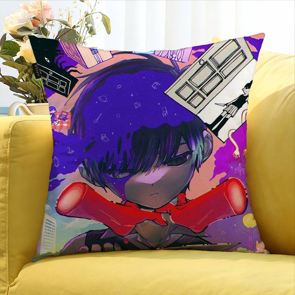 Game O-Omori Sunny And Mewo World Various Sizes Square Pillow Case For Car Home Bedchamber Decor
