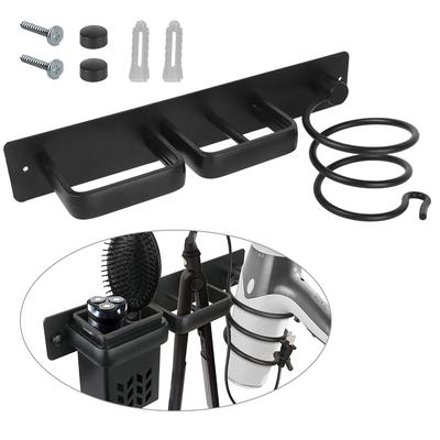 Hair Straightener Holder Hair Dryer Holder Rack Organizer Storage Box Wall Mounted Storage Holder Multi-Functional