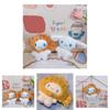 Cute Cinnamoroll Plush Keychain Bag Charm With Taiyaki Design