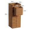 Umbrella Stand with Drip Tray, Small Square Rain Holder, Long Handle Umbrella Organizer, Home Hallway Storage Rack