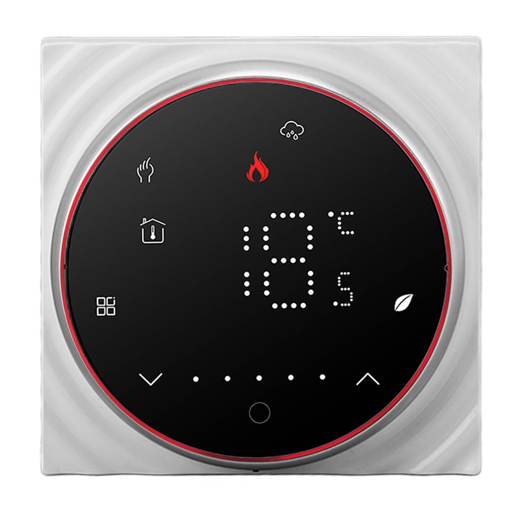 Wireless Thermostat LED Screen High Temperature Control Accuracy Programmable Smart Thermostat for Home Electric Heating AC 95 to 240V