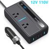 Автомобильный инвертор 200 Вт DC 12 В в AC 220 В 110 В Трансформатор Преобразователь Многофункциональный преобразователь розетки Автомобильный инвертор Адаптер питания Инвертор