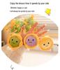 Cute Egg Tart Pendant Plush Doll Keychain & Bag Charm
