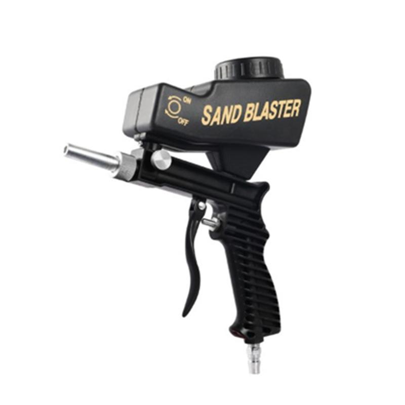 Regulowane urządzenie do usuwania rdzy Pistolet do piaskowania Przenośny pistolet do piaskowania Mini maszyna do malowania natryskowego Grawitacja Mały ręczny pneumatyczny zestaw pistoletów do piaskowania