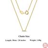 Effie Queen 925 Sterling Silver Box Chain Choker Basic Chain Minimalist Style Necklace Neck Accessory for Women & Men Gift SC07