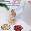 With Hand Crank Manual Nut Grinder Rotary Drum Table Clamp Design Dried Fruit Crusher Aluminum Alloy Labor Saving