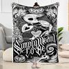 Christmas Nightmare Blanket Soft Warm Cozy Suitable for Couch Sofa Picnics for All Occasions Warmthful Decor Ideal Gift For Birthday Valentine'S Day