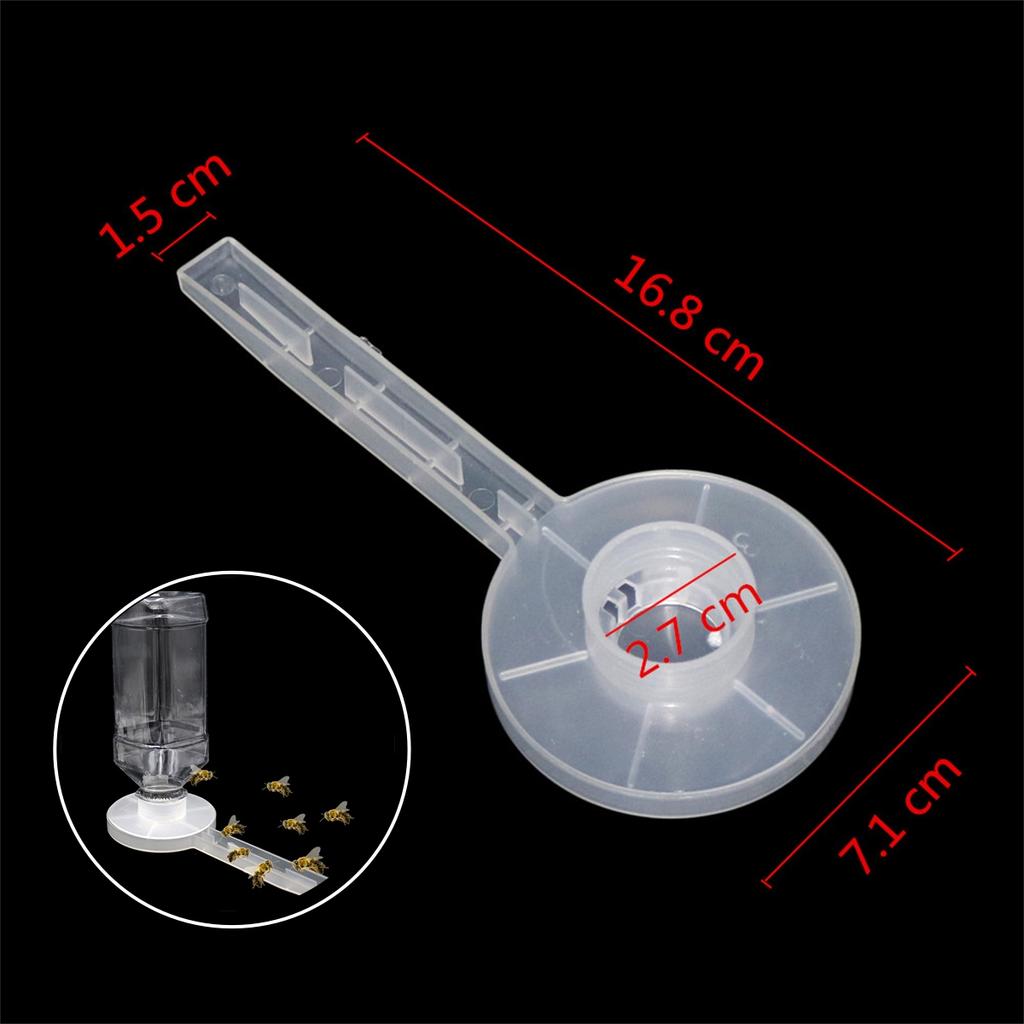 5Pcs Multifunctional Bee Automatic Drinker Kit 27mm 30mm Interface Transparent Duckbill Type Beehive Nest Door Bee Water Feeder