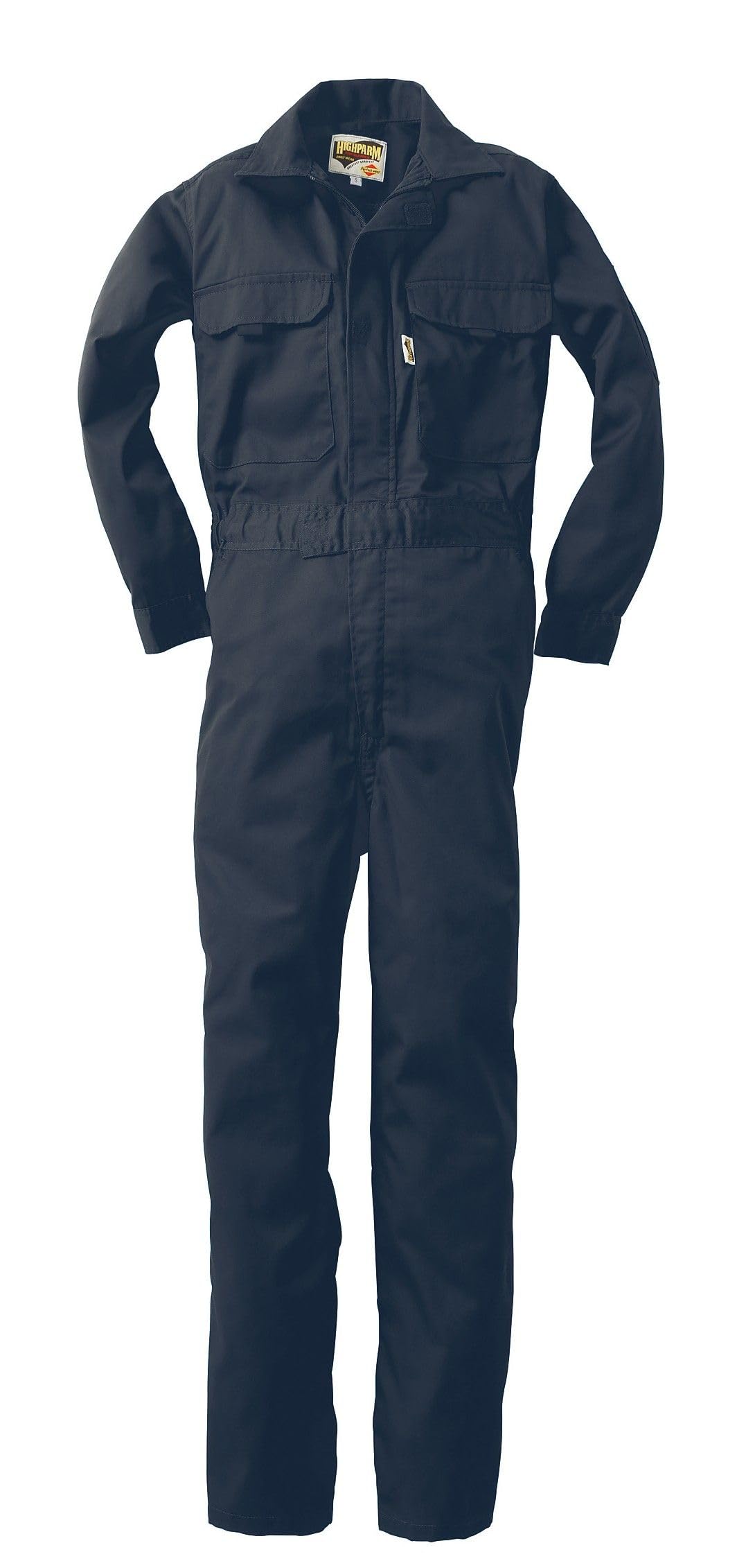 

KURODARUMA Bellows Velcro Sleeve Jumpsuit with Chest Size LL 49112-2 Pocket, Navy,