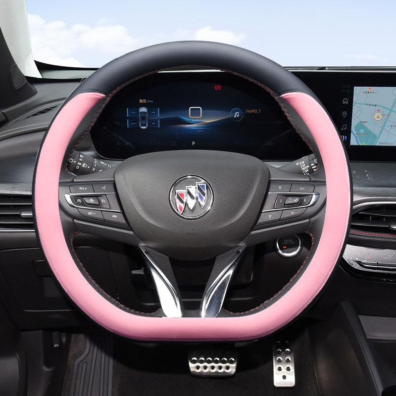 Buick Regal, LaCrosse, Verano, GL6, Envision, GL8 Leather Steering Wheel Cover - All Seasons