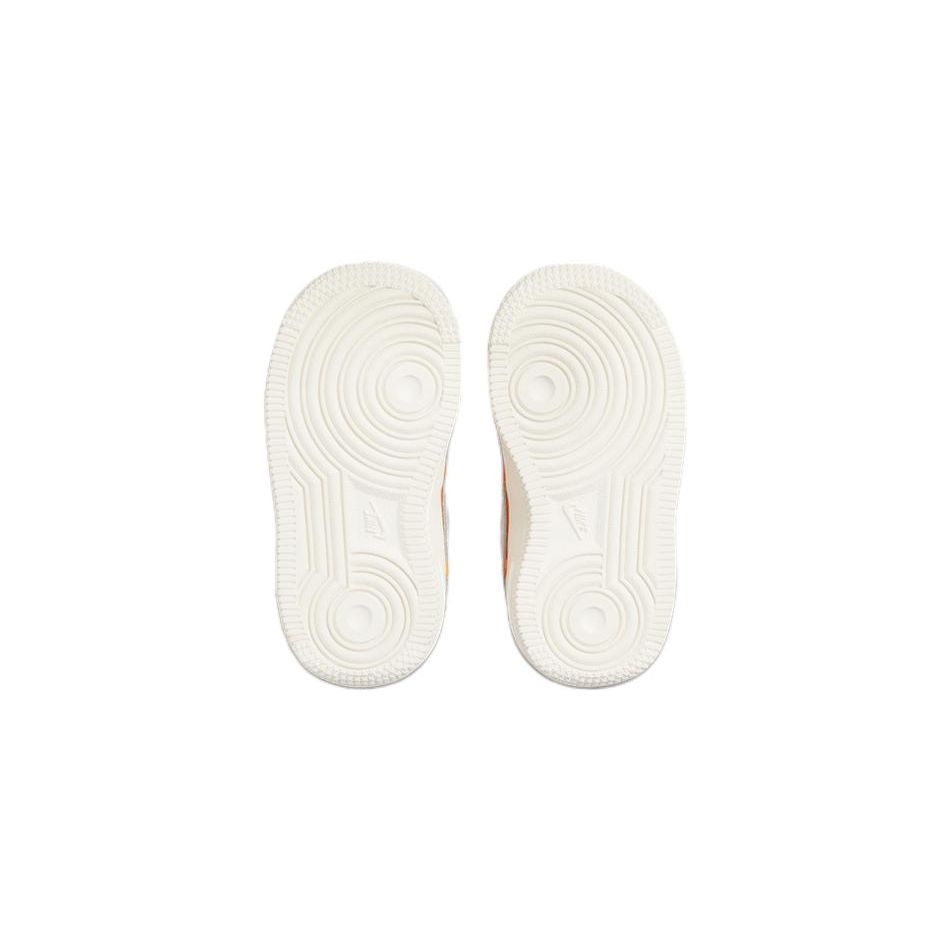 Nike Air Force 1 LV8 Casual Low Top Sneakers Baby Sneakers Orange White DQ5087-811