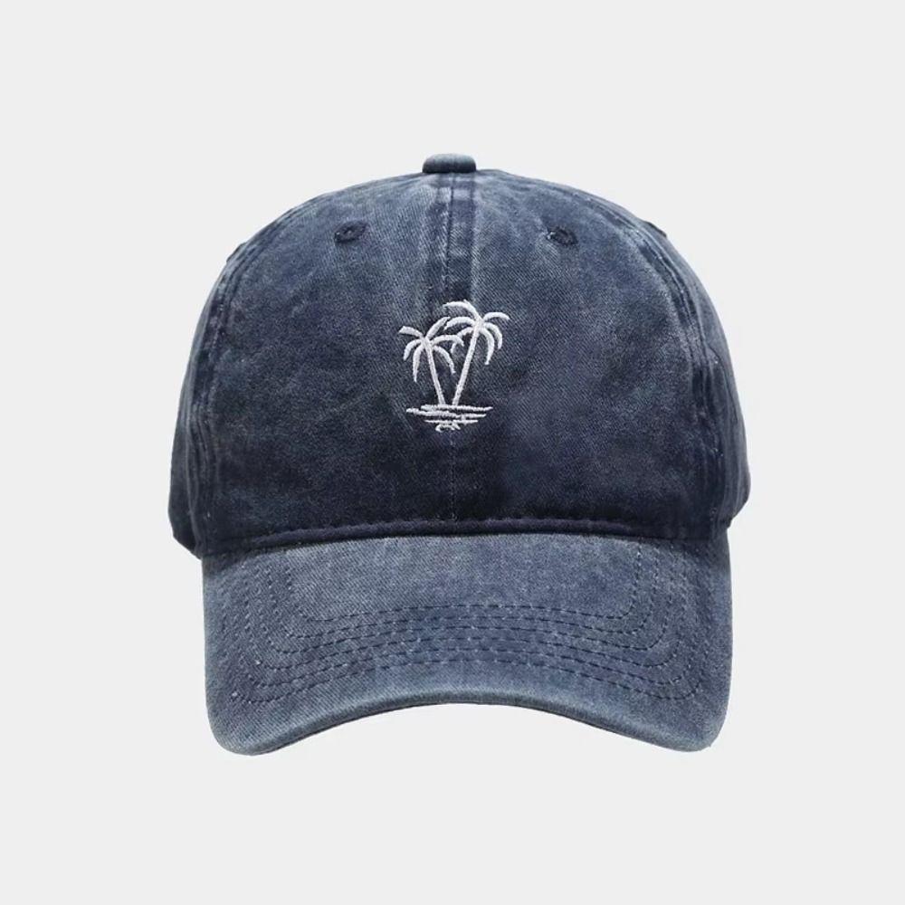 Thin Embroidery Baseball Hat Retro Washed Cotton Baseball Cap Apparel Accessories Shade Hat  Men