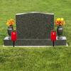 Rainproof Electronic Candle Light Waterproof Tea Light Cemetery Solar Lamp  Halloween Decor