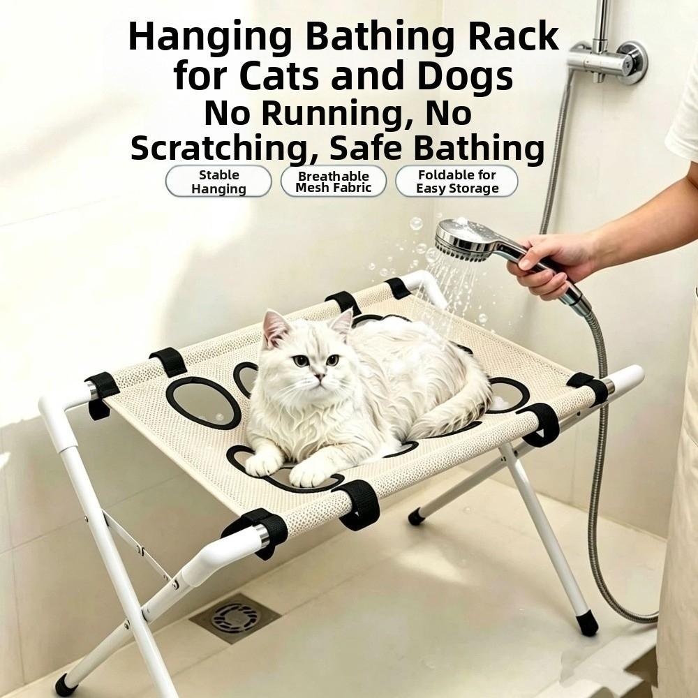 Carbon Steel Bracket Pet Grooming Hammock Detachable Pet Restraint Station Pet Grooming