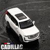 1/32 Scale Cadillac Escalade Off-road Vehicle Simulation Diecast Metal Alloy Model Car Sound Light Pull Back Collection Toy Gifts