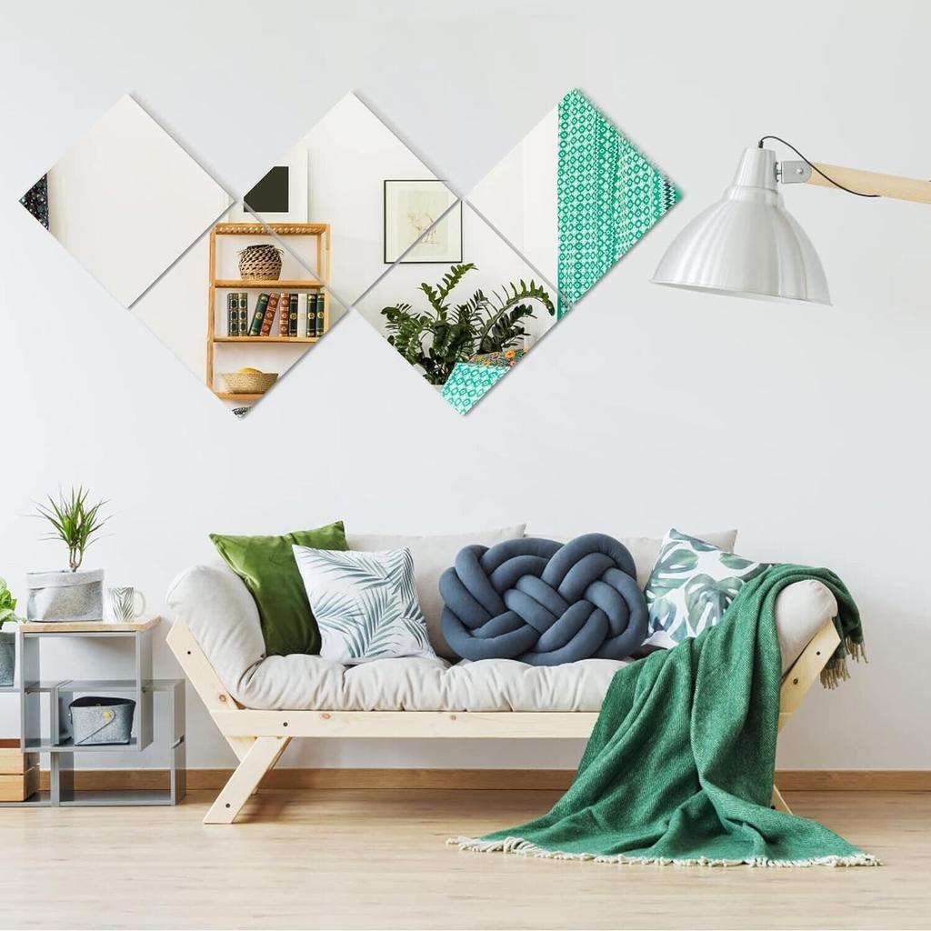 Silver Mirror Sheets 20 X 20 Cm Acrylic Attractive