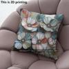Vintage Enamel Floral Pillow Covers Pattern Cushion Cover Suitable for Sofa Bedroom Car Pillow Cover