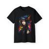 Cyberpunk Anime Girl T Shirt Retro Graphic Tee Gamer Streetwear Shirt