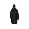 Li Ning Plain Logo Zipper Hooded Down Jacket Men Outerwear Black AYMS141-2