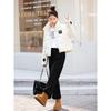 New Women's Winter Short Down Cotton Clothes Fashion Design Sense Loose Thickened Warm Jacket Tide
