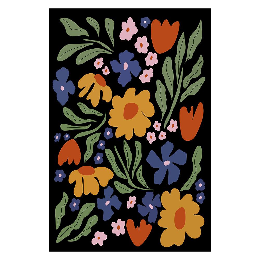Abstract Flowers Wall Art Posters Gallery Prints Canvas Decorative Painting Wall Decoration Mural Pictures Living Room Decor