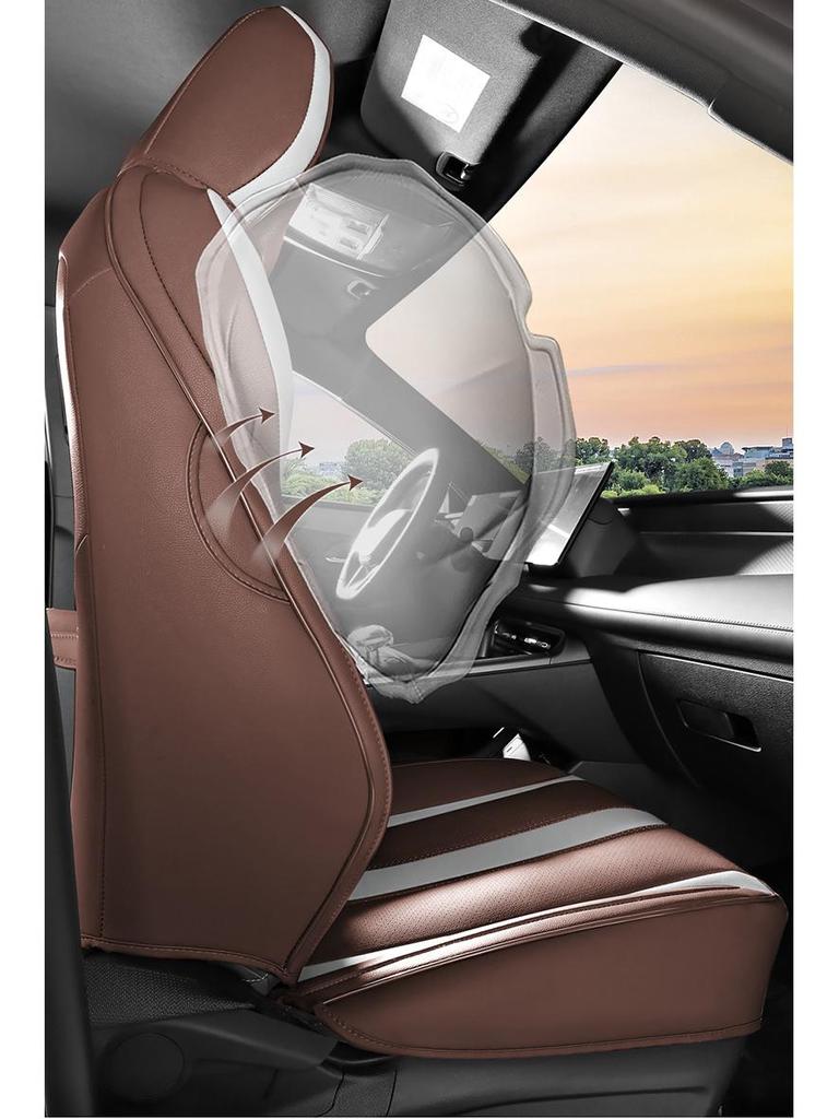 Qin PLUS 25 Smart Driving Seat Cushion & Cover - All-Season Breathable Leather