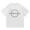 Game Starfieldd T-shirt Fashion Design Graphic Print T-shirt Cotton Soft Mens Tees Male T Shirts Tops