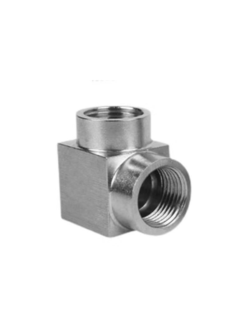 1 Stück Hochdruck 1/8" 1/4" 3/8" 1/2" 3/4" 1" Innengewinde Außengewinde Winkelstück 90 Grad Kupplung 304 Edelstahl Rohrfitting Wasser Gas