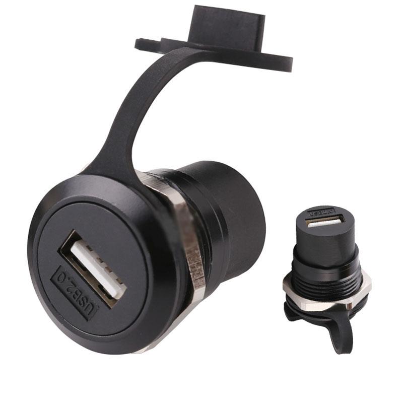 

D type Metal USB2.0 USB3.0 Connector Double Head Coupler with Dust Cap USB Adapter Female to Female Socket Panel Mount