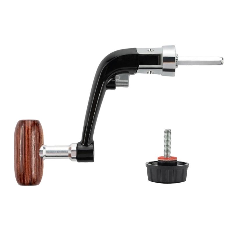 Power Handle Fishing Rod Reel Crank Rocker Arm Replacement Handle Grips Fishing Reel Crank Rotary Knob Handle