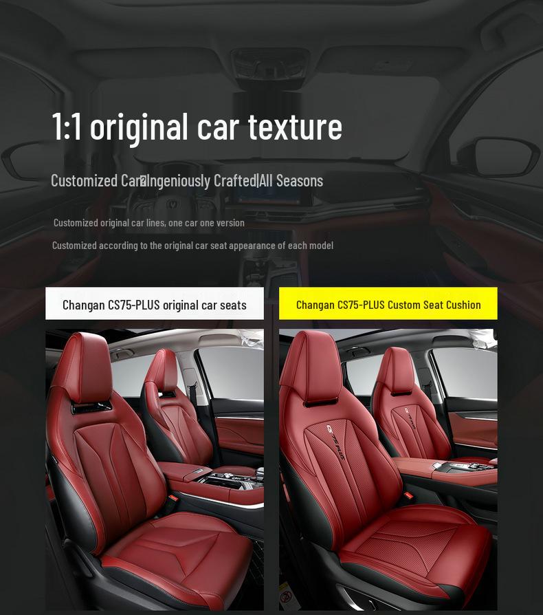 2024 Changan CS75PLUS Second/Third Gen Full Wrap Seat Cover - All-Season Car Cushion