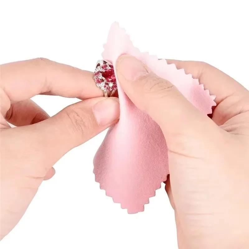 50PCS Smooth Lint Free Glasses Lens Cleaning Cloth Jewelry Gold As Silver Polishing Sheets Home Glass Traceless Clean Products