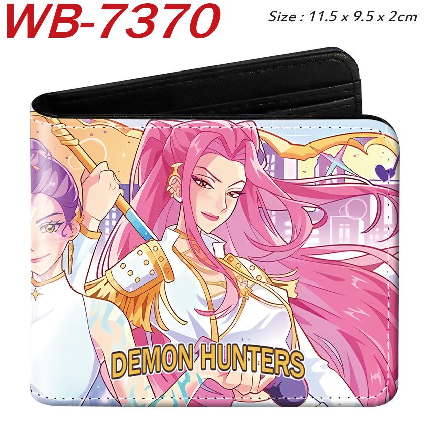 K-Pop Demon Hunters Pu Leather Two-fold Short Wallet and Practical