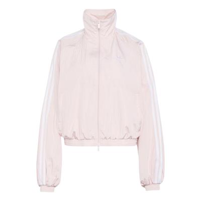 Originals Adilenium 5.0 Balloon Top Woven Striped Loose Funnel Neck Long Sleeve Jacket Women Jackets KY5046