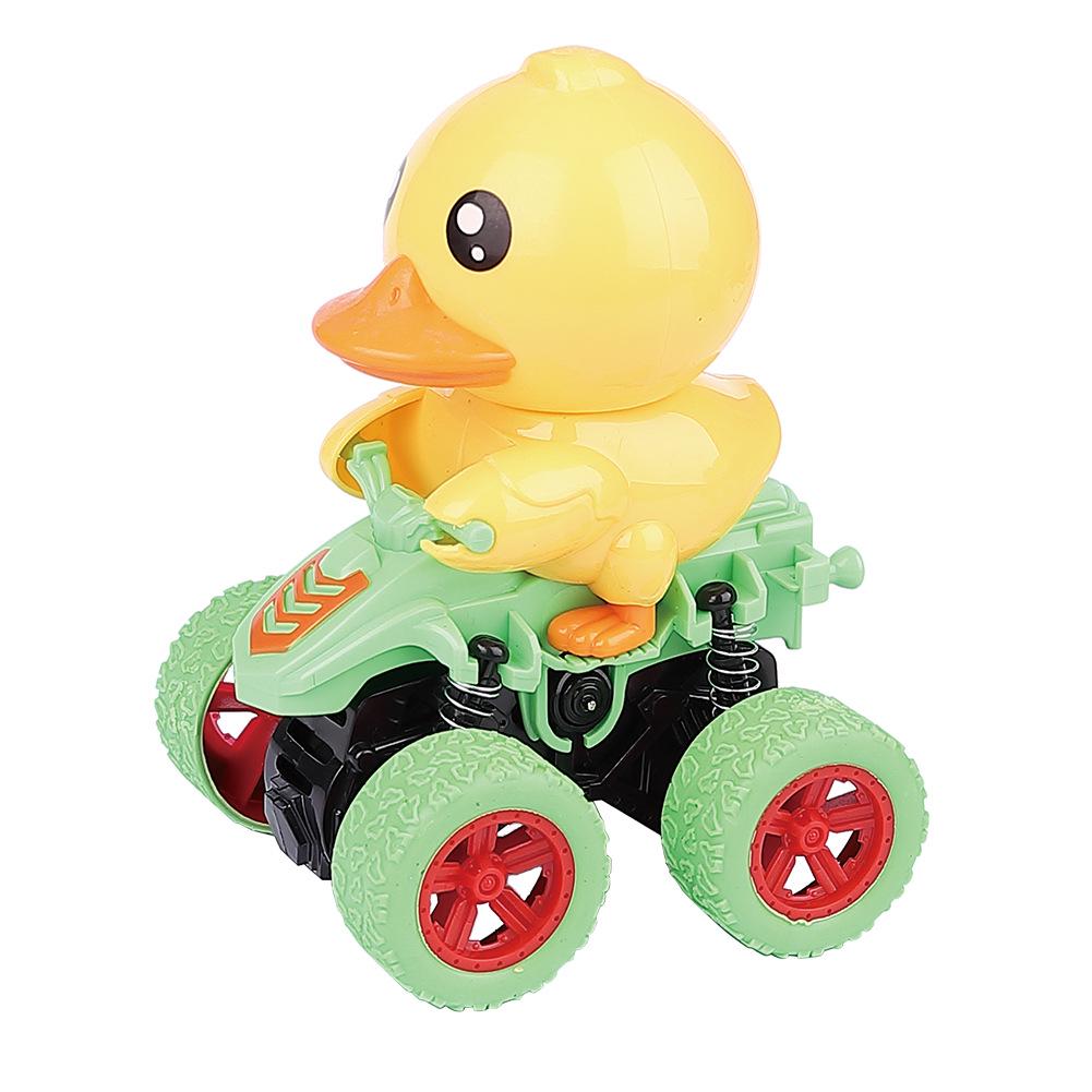 Children's Cartoon Animal Inertial Toy Cars - Chick & Duck