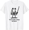 Lustiges 'Twas the 'Tism M'Lord Lustiges Mittelalterlicher Ritter Frosch T-Shirt