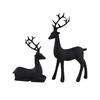 Christmas Decorations Clearance! 2pcs Resin Black Decor, Black  Figurine, ,Black Christmas Figurine, Decor,