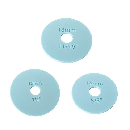 Rolling Pin Spacer Guides Food-Grade Adjustable Thickness Rings for Even Dough Flattening Baking Accessories