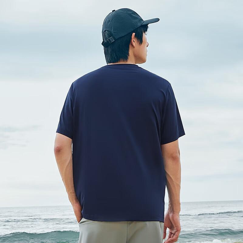 Men s Antibacterial Quick-Dry Round Neck T-Shirt 3XL 3390₽